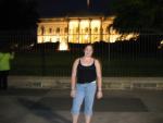 Blurry in front of the White House