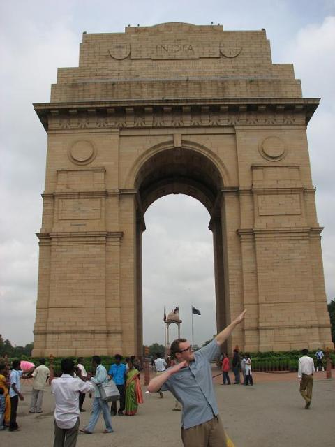 James at India Gate